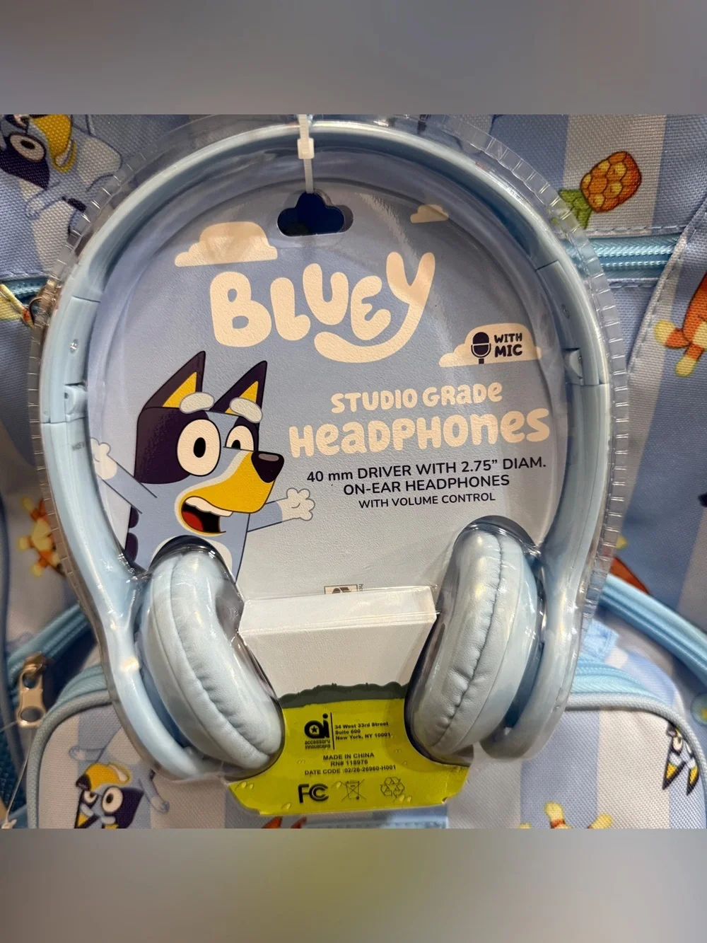 Bluey 17” Backpack Lunchbox 4 Piece Set